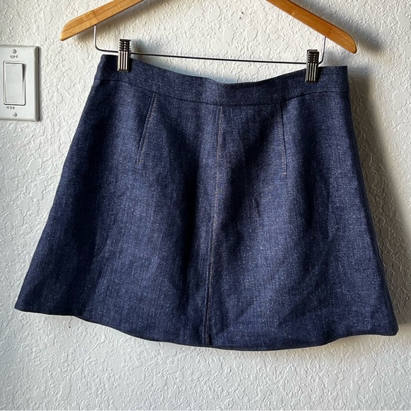 NWT Zara linen A-Line Skirt, Sz M - Picture 6 of 7
